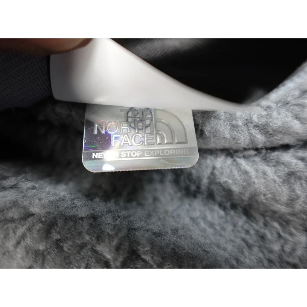The North‎ Face Agave Full Zip Fleece Jacket Womens Medium Gray Corporate Logo
